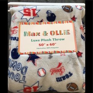 ALL SPORTS Lux Plush Throw Blanket!!